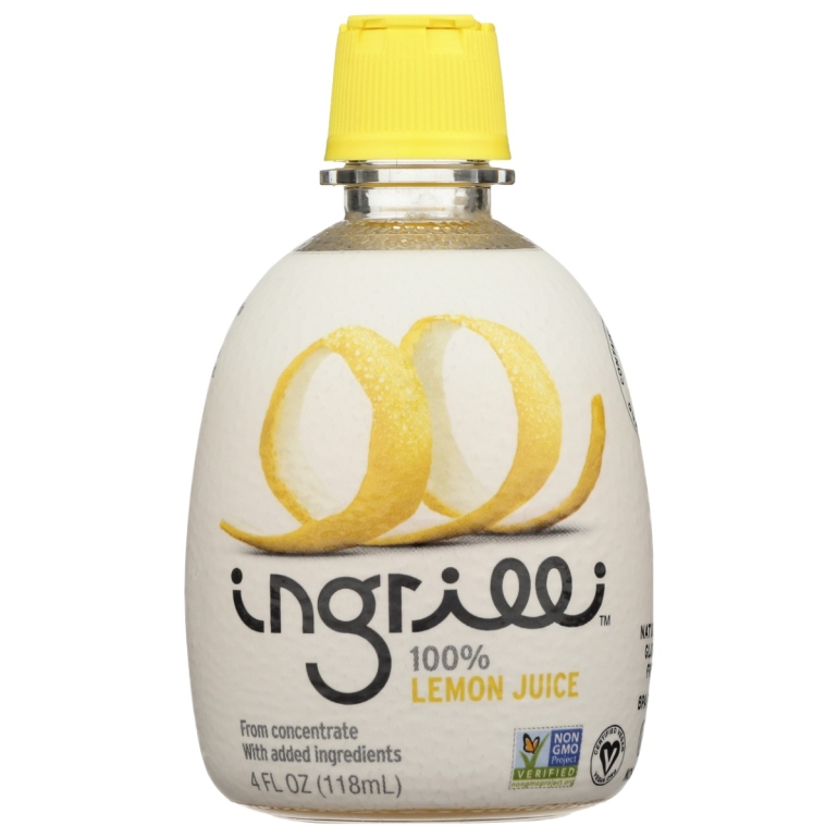 100 Percent Lemon Juice, 4 fo