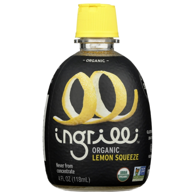 Organic Lemon Squeeze Juice, 4 fo