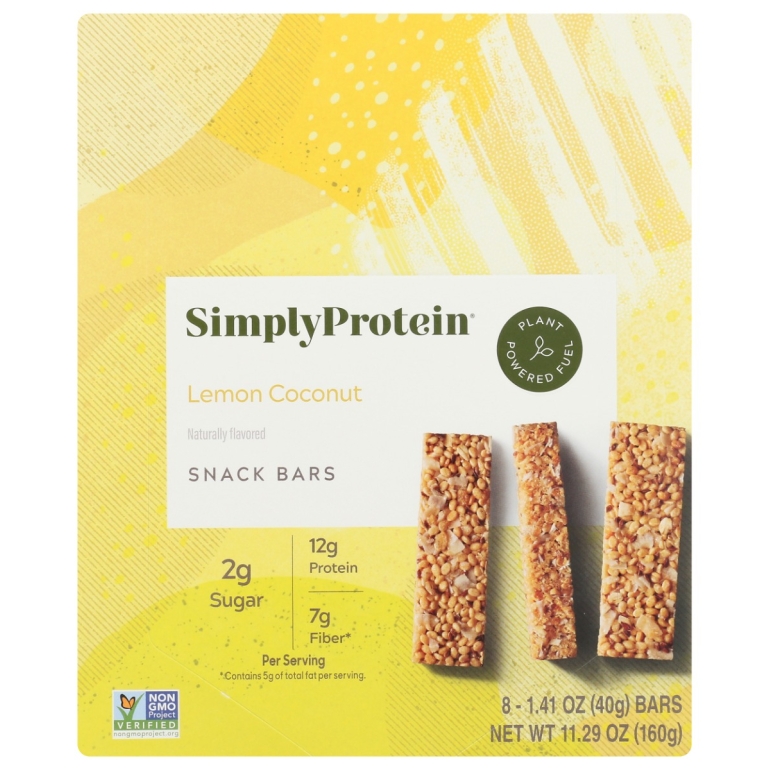 Lemon Coconut Snack Bar 8Pk, 11.29 oz