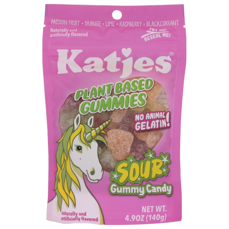 Plant Based Sour Gummies, 4.9 oz