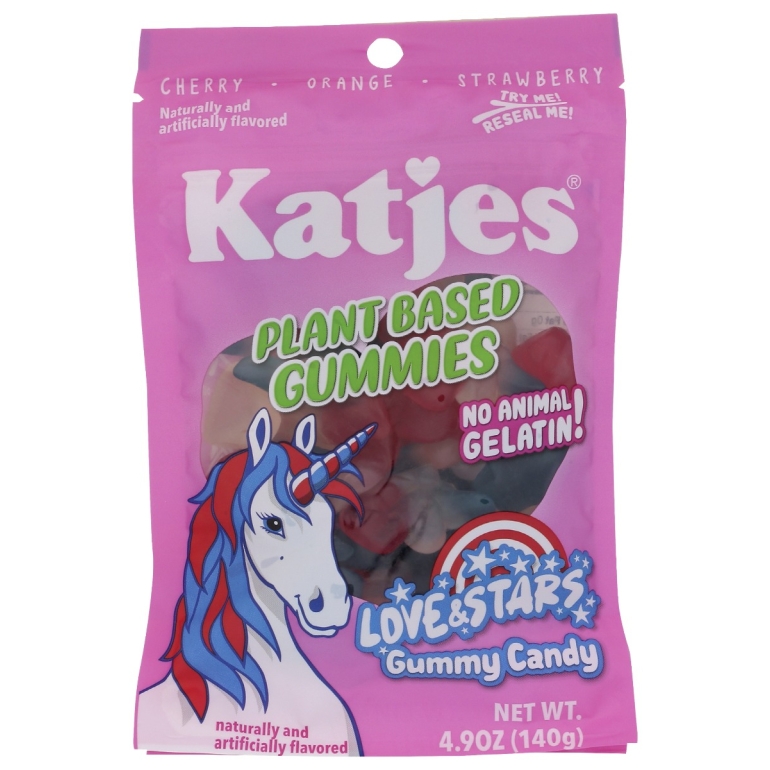 Plant Based Love and Stars Gummies, 4.9 oz