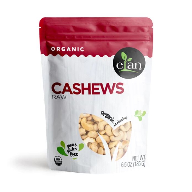 Organic Raw Cashews, 6.5 oz
