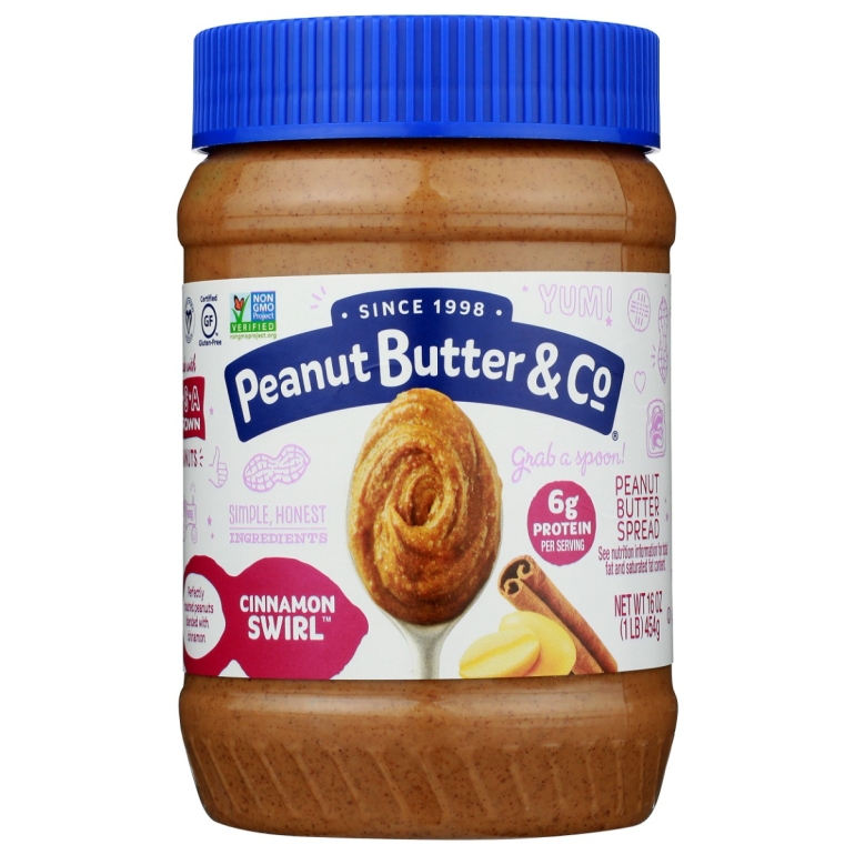 Cinnamon Swirl Peanut Butter, 16 oz