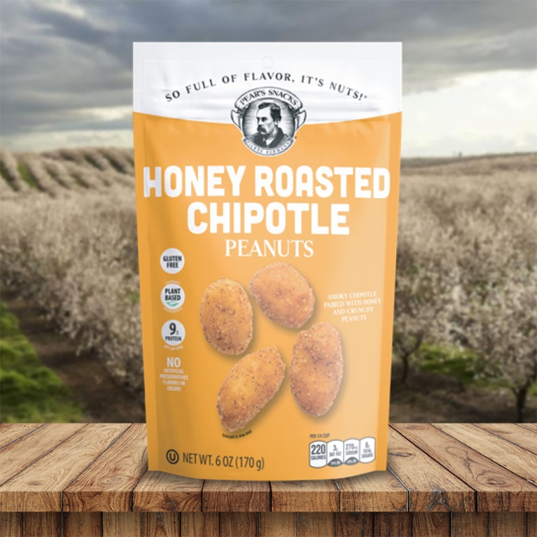 Peanuts Honey Rstd Chipot, 6 oz