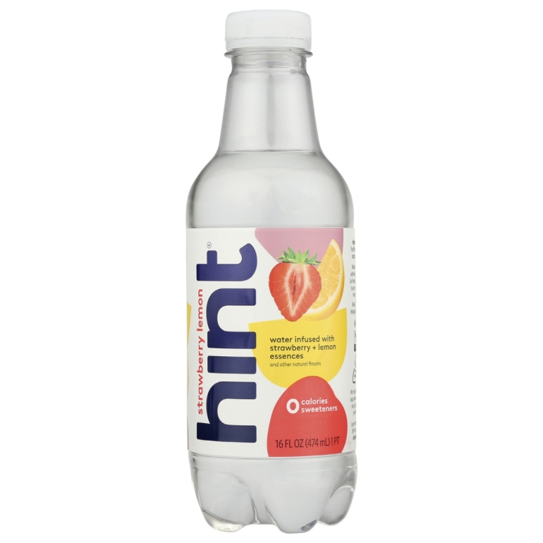 Hint Water Strawberry Lemon, 16 FO
