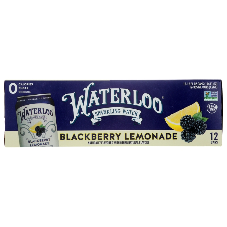 Blackberry Lemonade Sparkling Water 12Pk, 144 fo