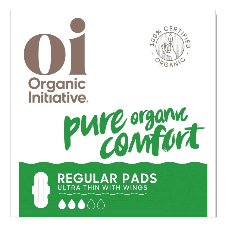 Organic Regular Pads, 10 pc