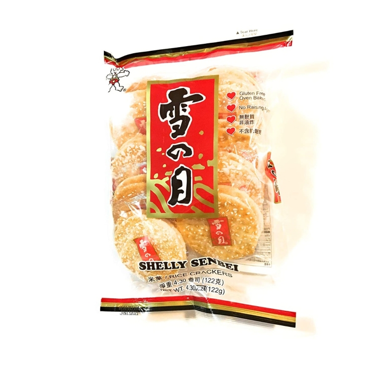 Crackers Shelly Senbei, 4.3 oz