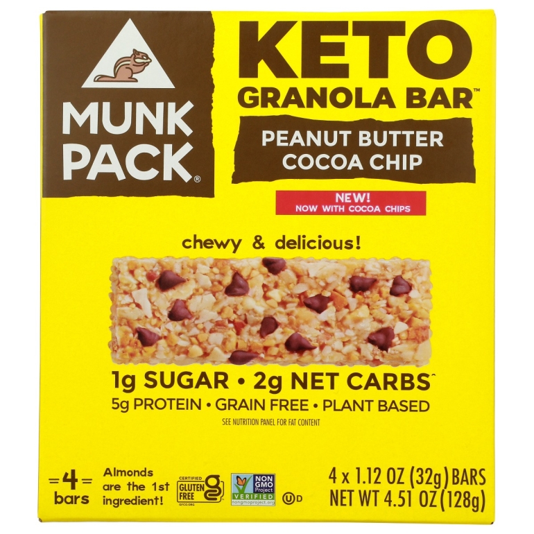 Peanut Butter Chocolate Chip Granola Bar 4Pk, 4.51 oz