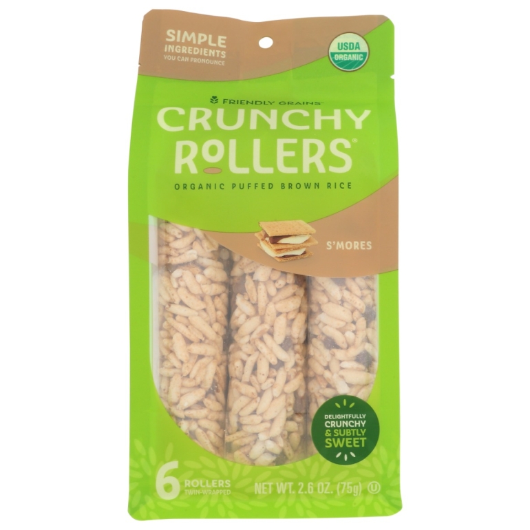 Crunchy Rice Rollers Smores, 2.6 oz