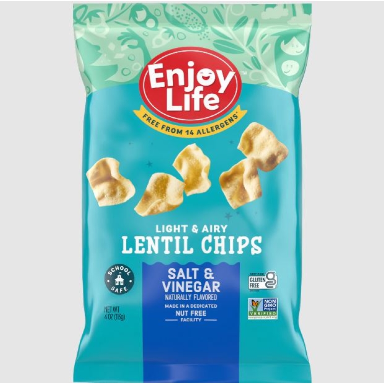Salt Vinegar Lentil Chips, 4 oz
