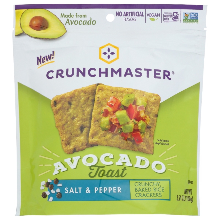 Avocado Toast Salt and Pepper Crackers, 3.54 oz