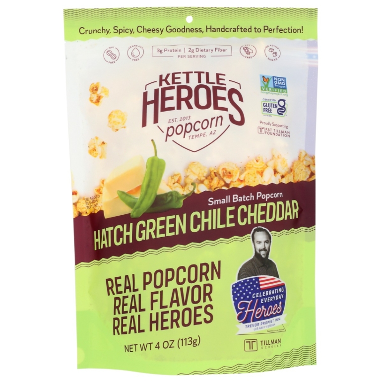 Popcorn Hatch Green Chili Cheddar, 4 OZ