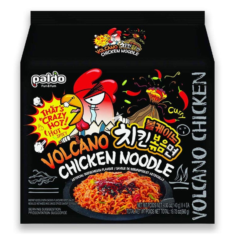 Volcano Instant Noodles 4Pk, 19.72 oz