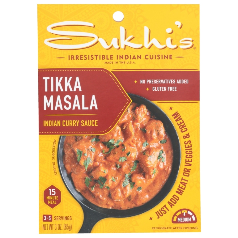 Tikka Masala Indian Curry Sauce, 3 oz