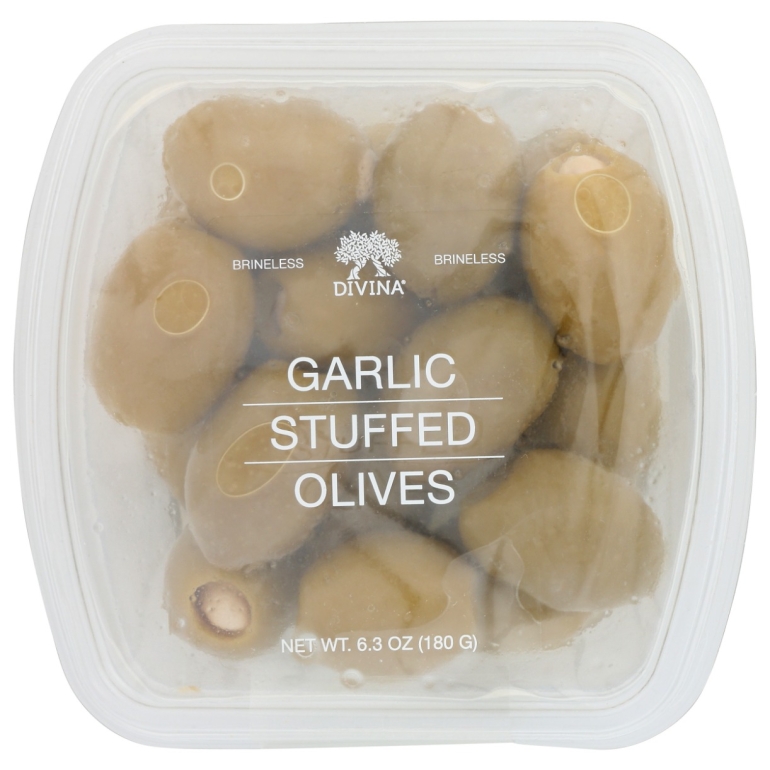 Olives Garlic Stuffed, 6.3 OZ