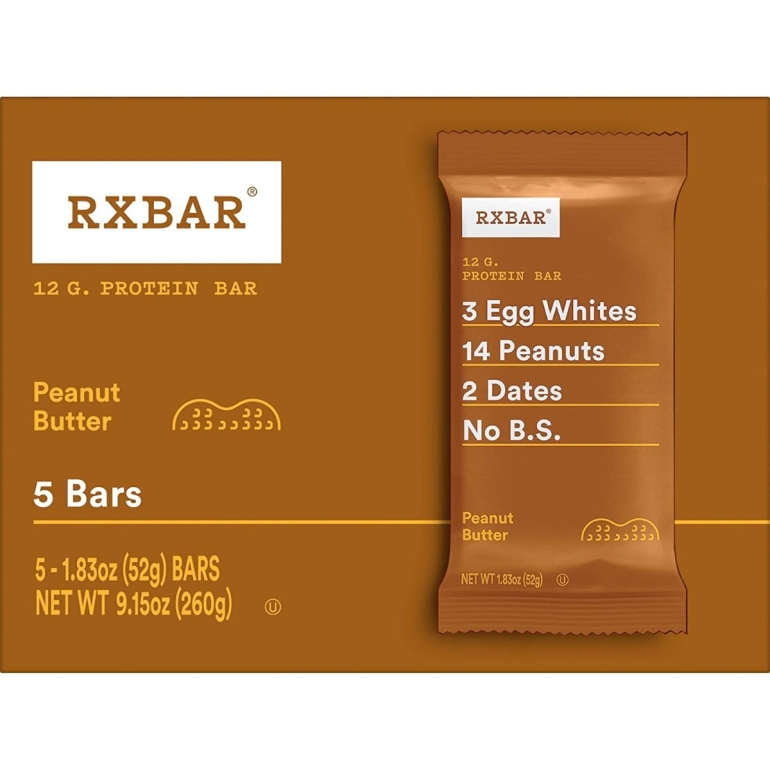 Bar Peanut Butter 5 Bars, 9.15 OZ