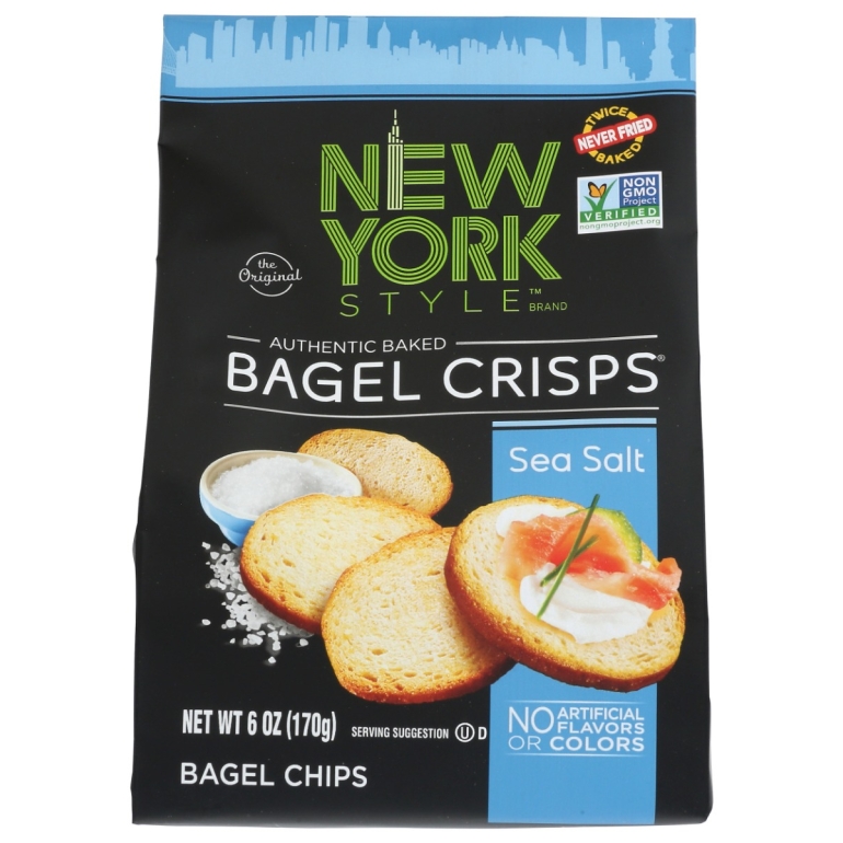 Sea Salt Bagel Crisps, 6 oz