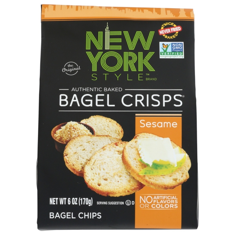 Bagel Crisp Sesame, 6 OZ