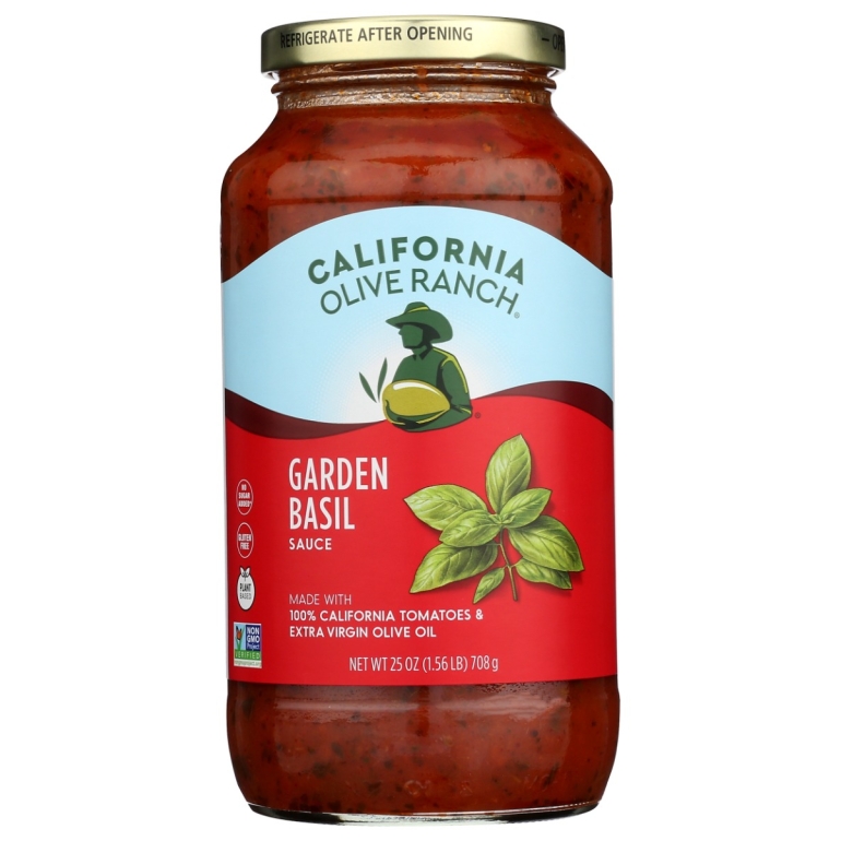 Sauce Pasta Grdn Basil, 25 OZ