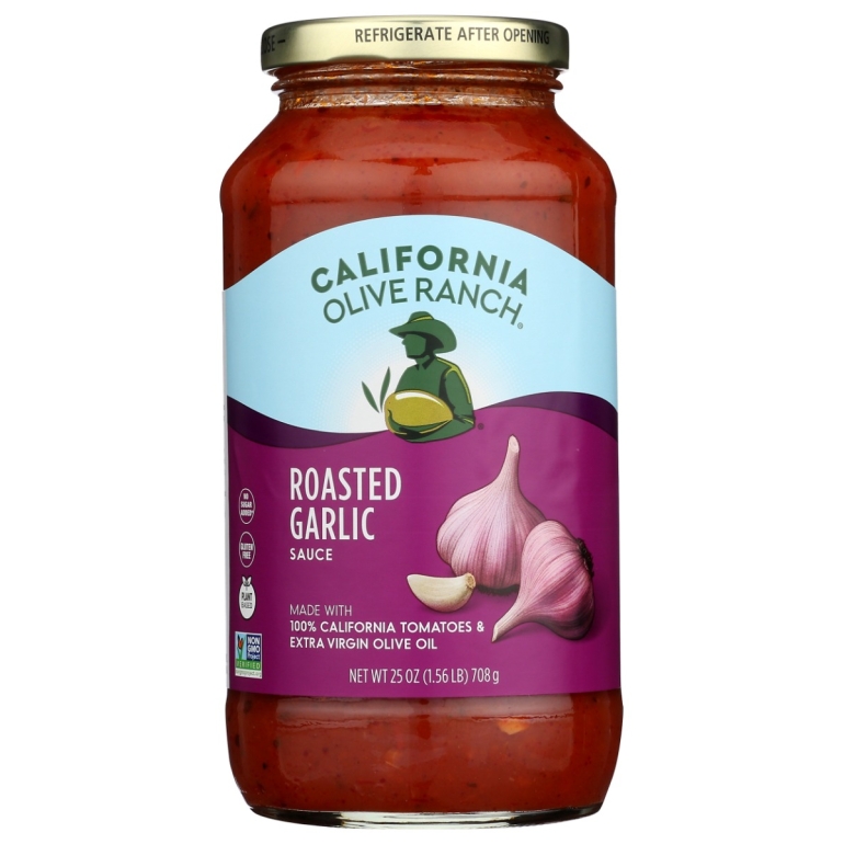 Sauce Pasta Rstd Garlic, 25 OZ