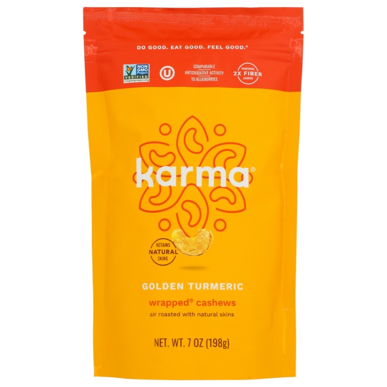 Golden Turmeric Cashews, 7 oz