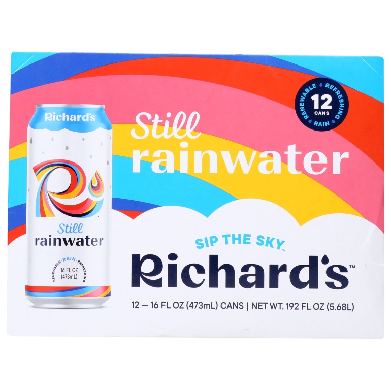 Still Rainwater 16oz cans 12 pk, 192 fo