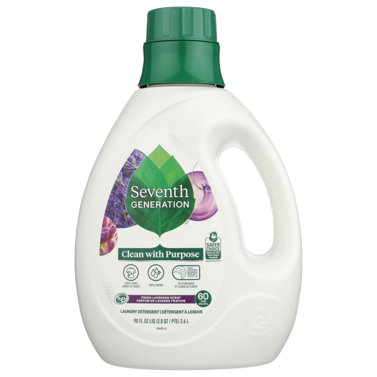 Liquid Laundry Detergent Fresh Lavender, 90 fo