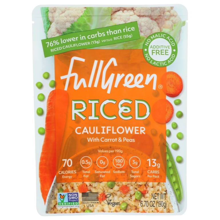 Riced Cauliflower Pea Carrot, 6.7 oz