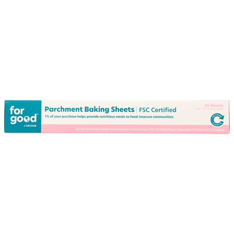 Parchment Baking Sheets, 24 ct