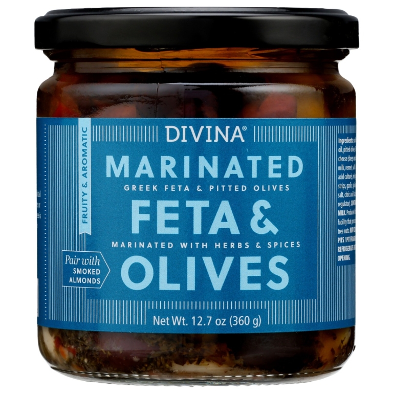 Feta Olives Marinated, 12.7 OZ