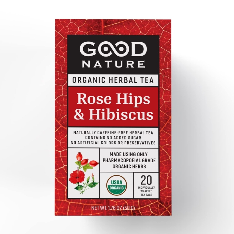 Tea Hibiscus Rosehips, 1.76 OZ