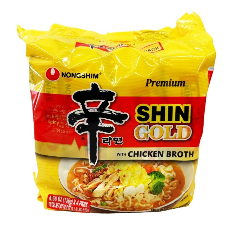 Shin Gold Ramyun Noodles, 18.32 oz