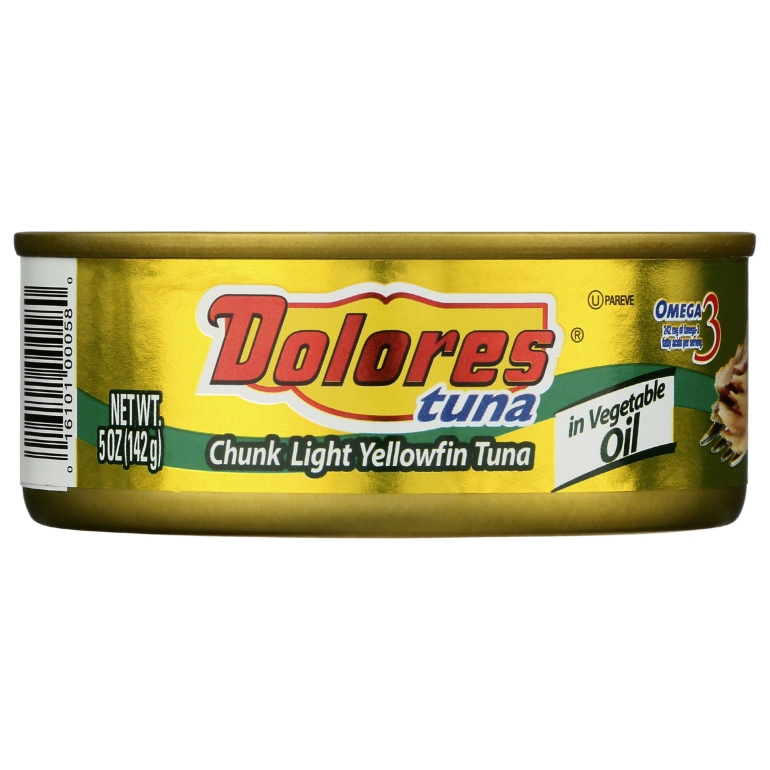 Chunk Light Yellowfin Tuna In Vegetable Oil, 5 oz