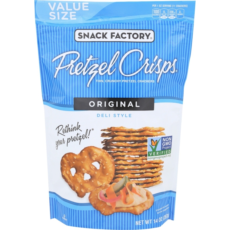 Original Pretzel Crisps, 14 oz