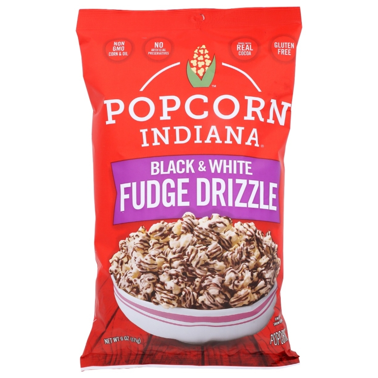Black & White Fudge Drizzle Popcorn, 6 oz