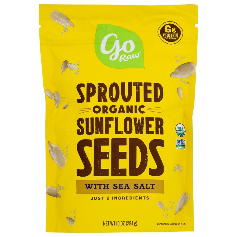 Sprouted Sunflower Seeds Sea Salt, 10 oz