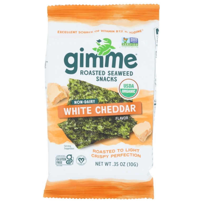 White Cheddar Seaweed Snacks, 0.35 oz