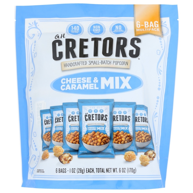 Cheese and Caramel Mix Popcorn, 6 oz