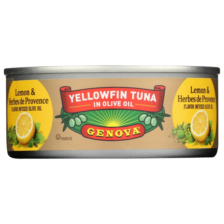 Tuna Yellowfin Lemon Herbs Olive Oil, 5 oz