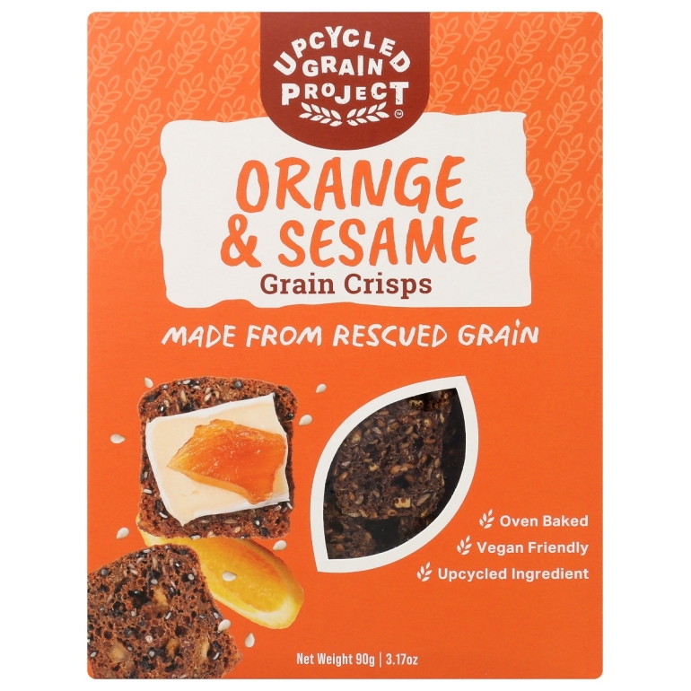 Orange Sesame Grain Crisps, 3.1 oz