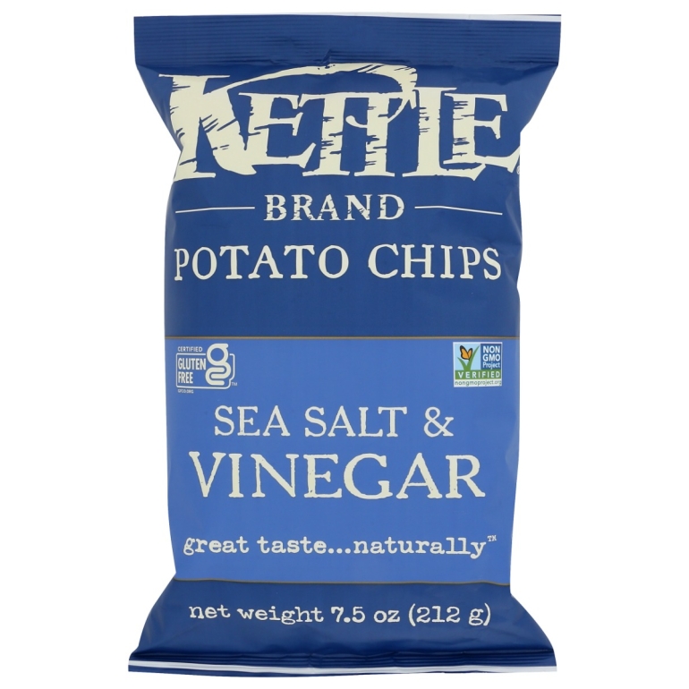 Sea Salt Vinegar Potato Chips, 7.5 oz