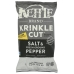 Krinkle Cut Salt and Pepper Potato Chips, 7.5 oz