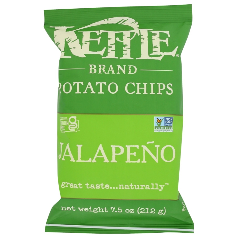 Jalapeno Potato Chips, 7.5 oz