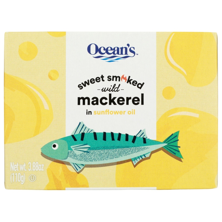 Mackerel Hot Smoked Sweet, 3.88 oz