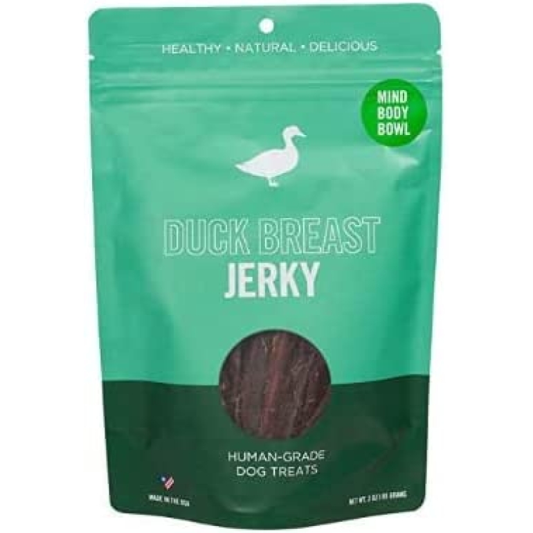 Duck Breast Jerky Dog Treat, 3 oz
