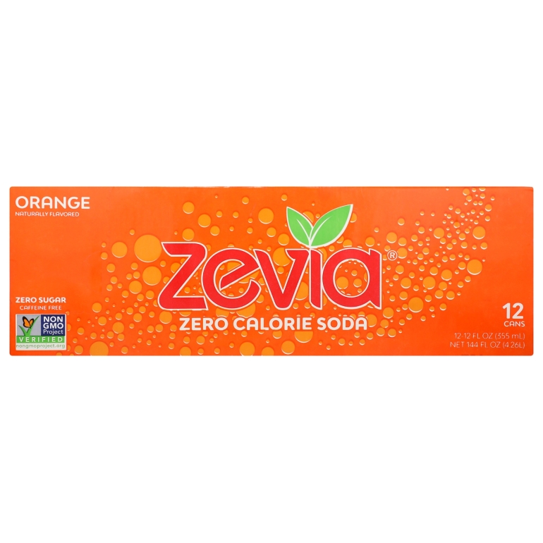 Zero Calorie Orange Soda, 144 fo