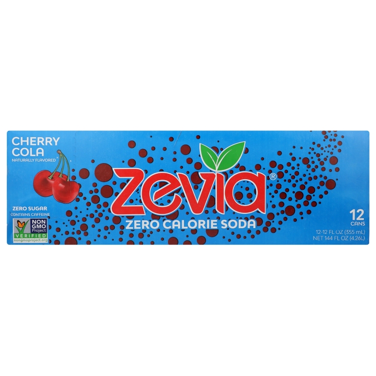 Zero Calorie Cherry Cola Soda, 144 fo