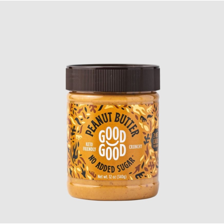 Crunchy Peanut Butter No Sugar Added, 12 oz