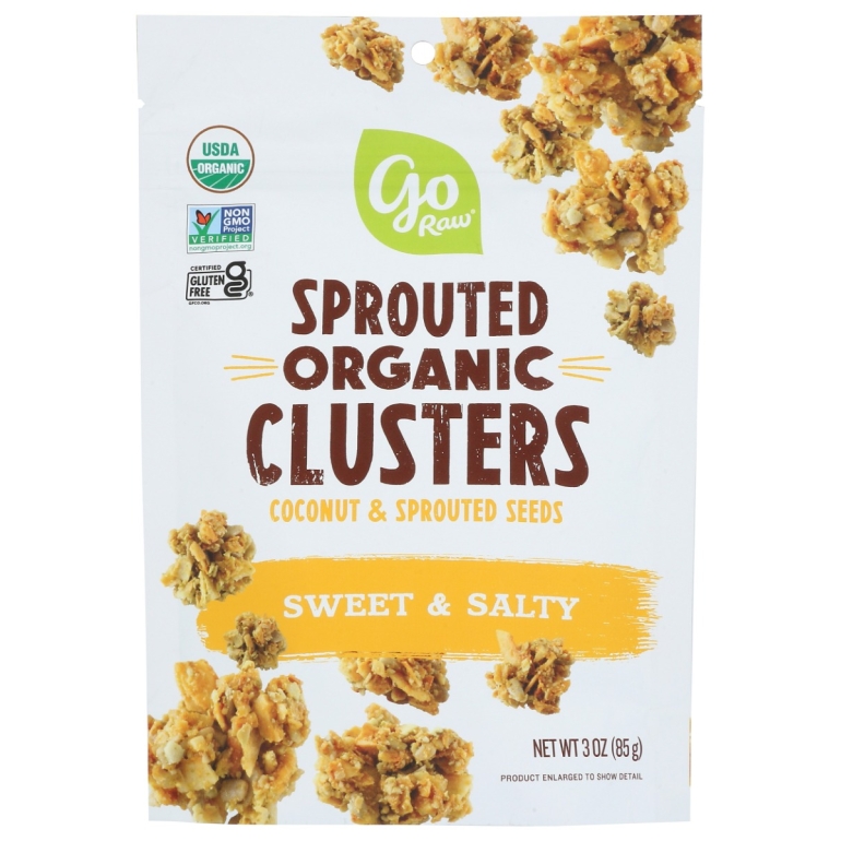 Clusters Coconut And Sprouted Seeds Sweet N Salty, 3 OZ